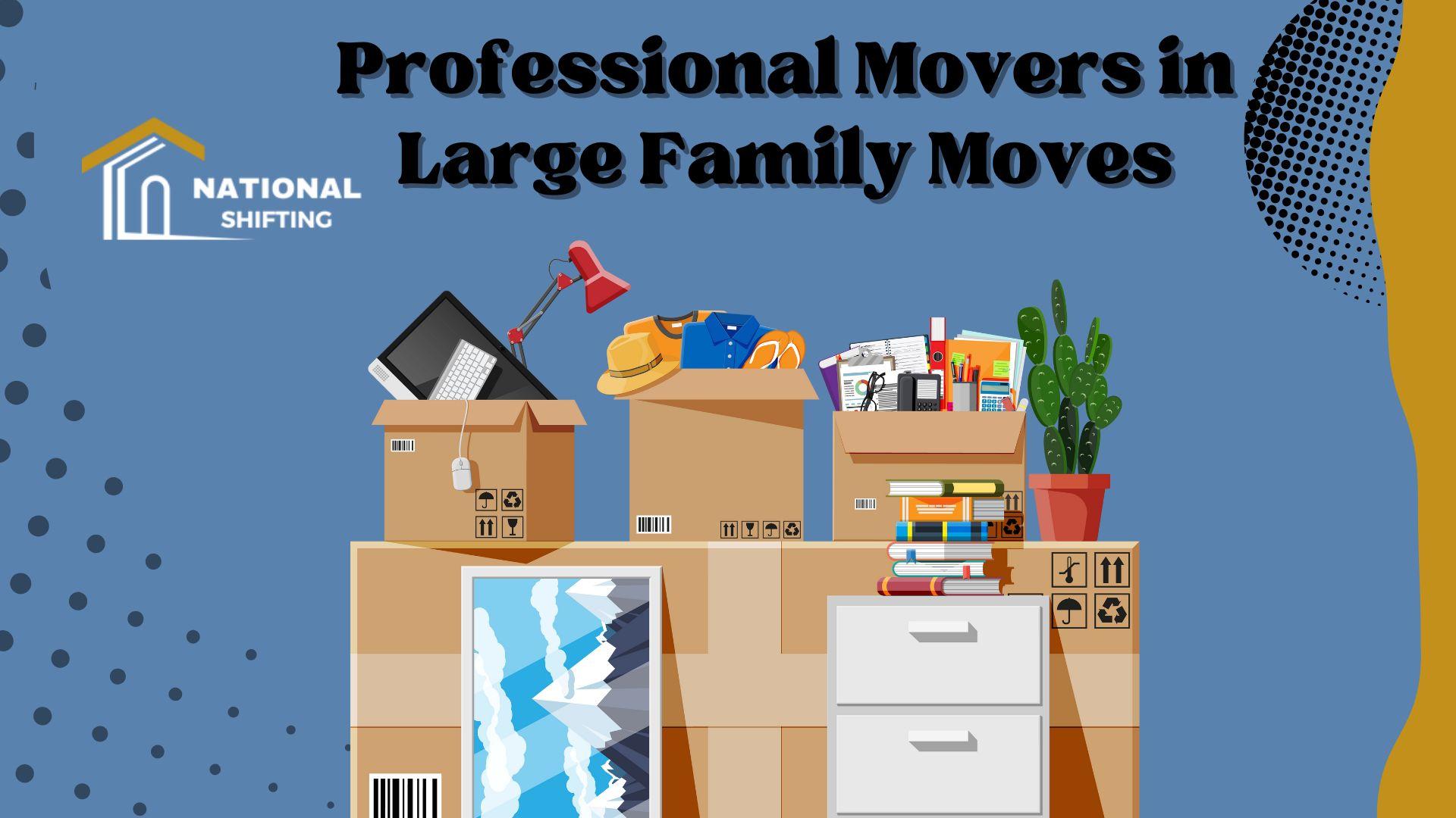 Professional Movers' Role in Large Family Moves