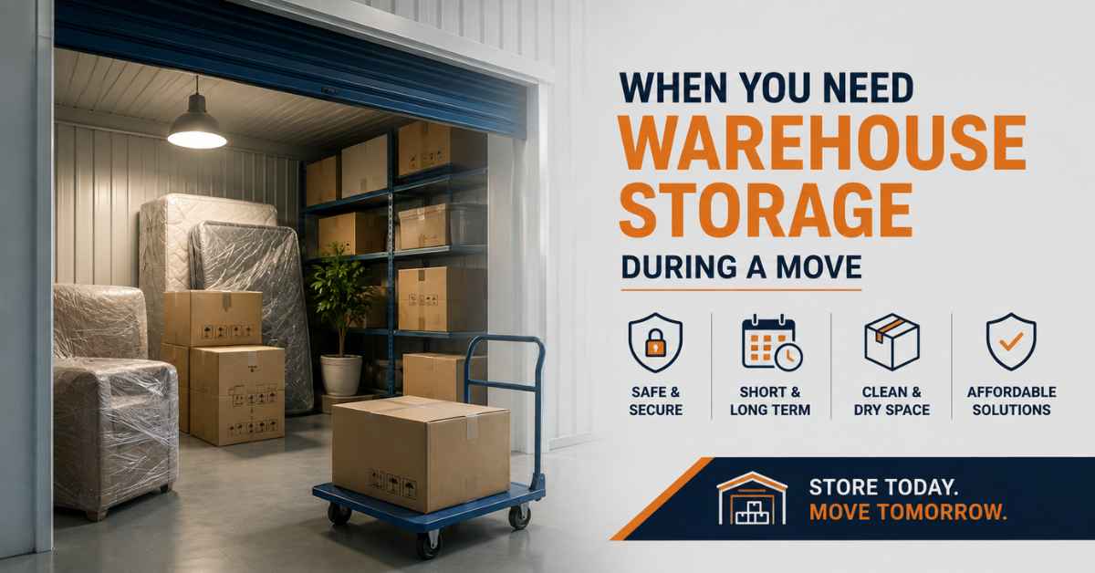 When You Need Warehouse Storage During a Move