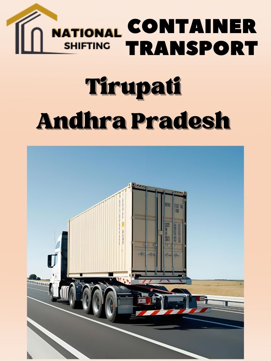 Container transport services in Tirupati