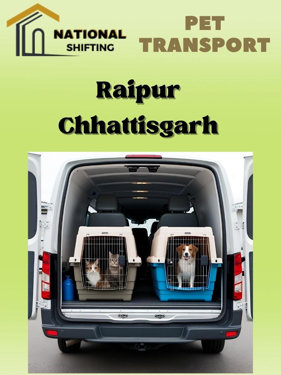 Pet transport services in Raipur