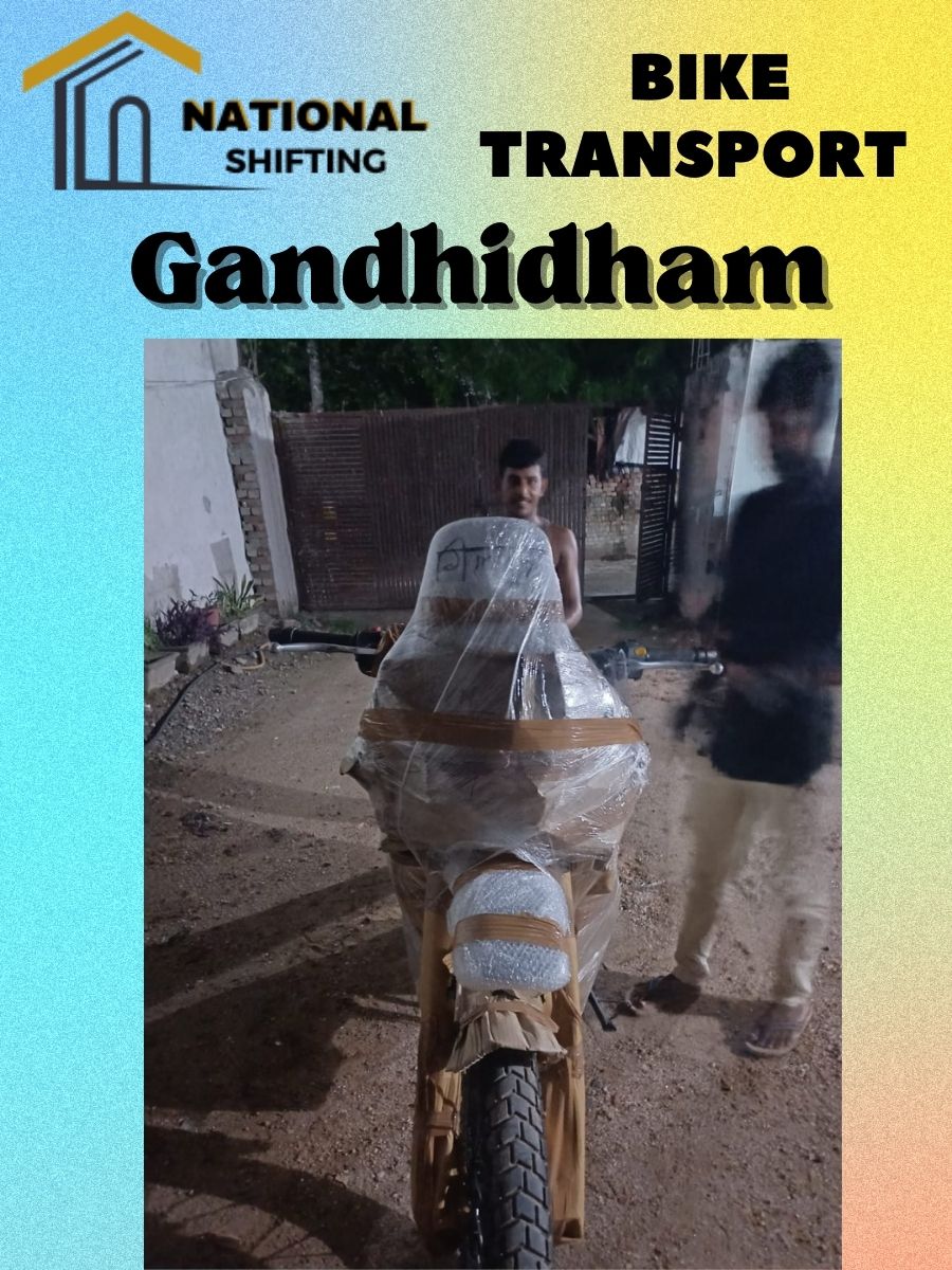 bike transport services in Gandhidham