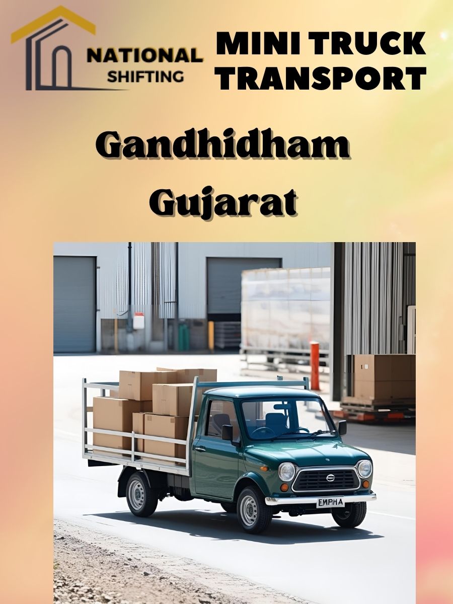 Mini truck transport services in Gandhidham