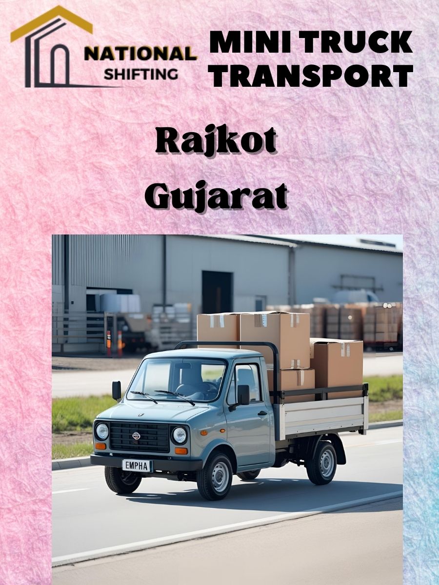 Mini truck transport services in Rajkot