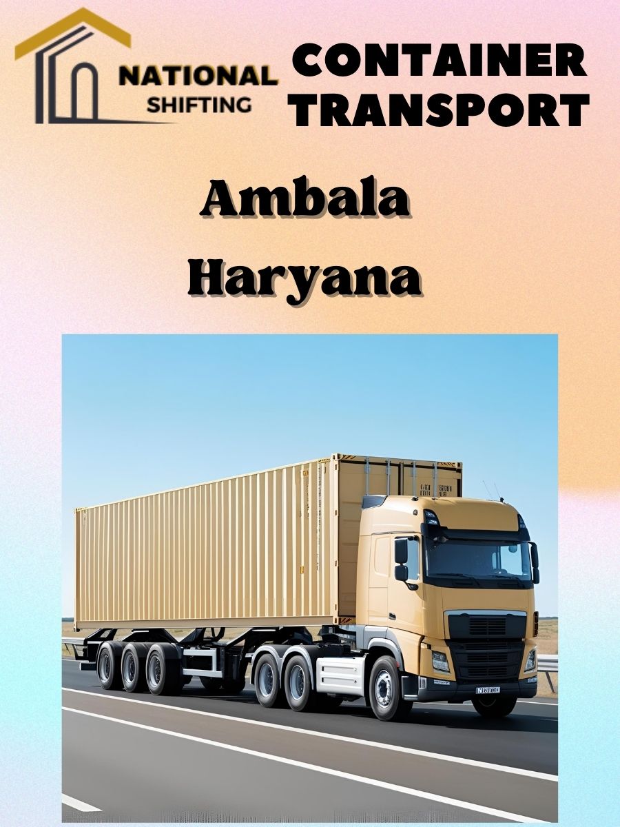 Container transport services in Ambala