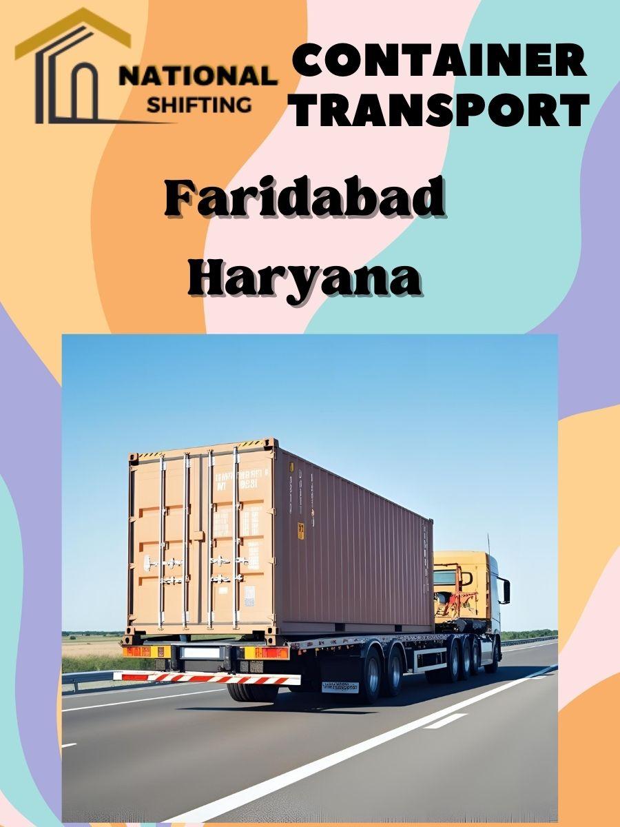 Container transport services in Faridabad