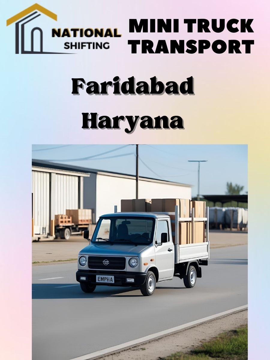 Mini truck transport services in Faridabad