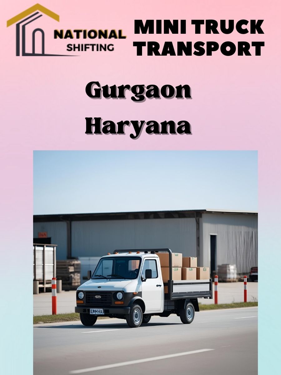 Mini truck transport services in Gurgaon