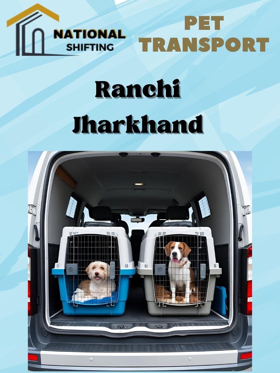 Pet transport services in Ranchi