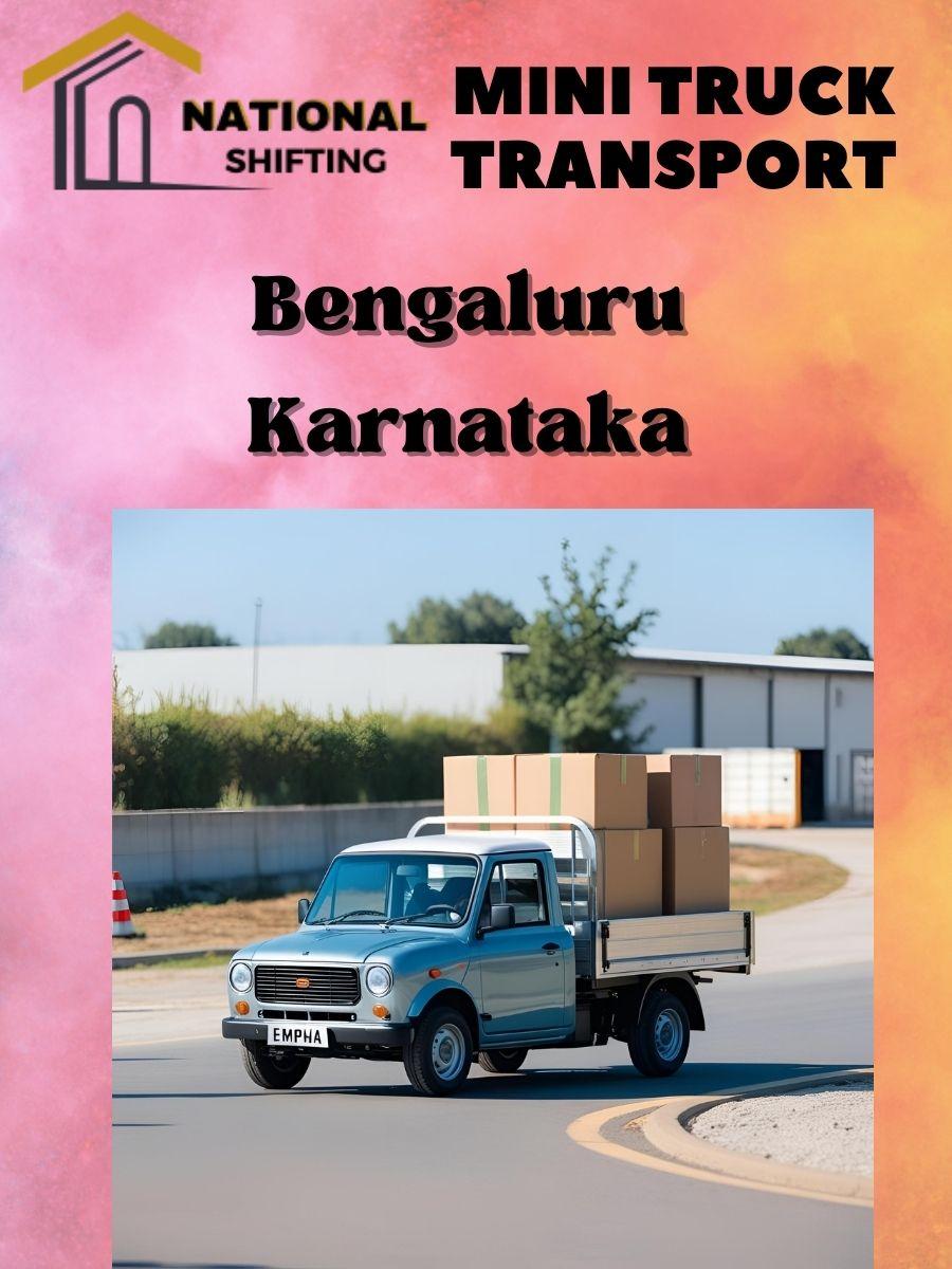 Mini truck transport services in Bengaluru