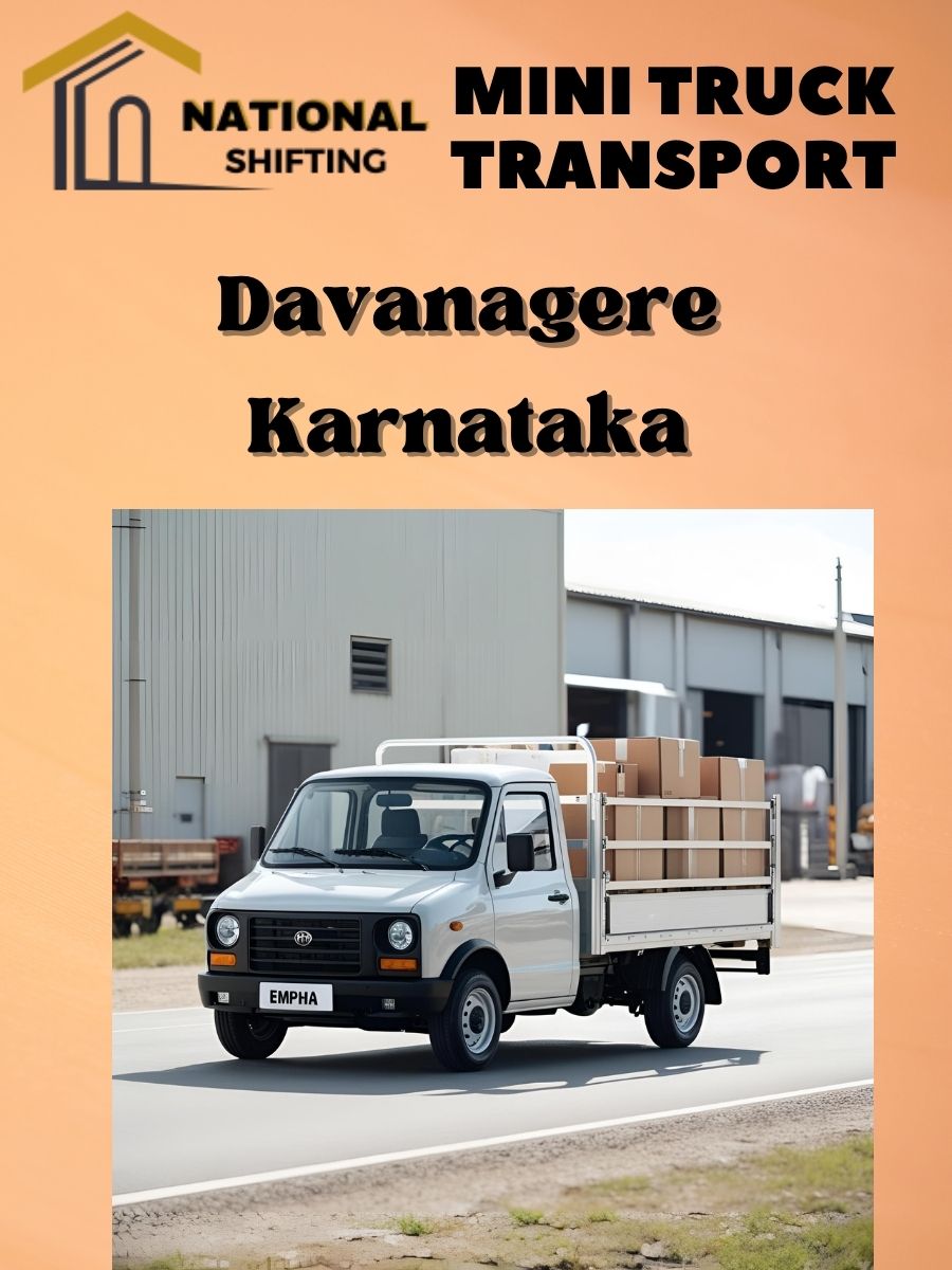 Mini truck transport services in Davanagere