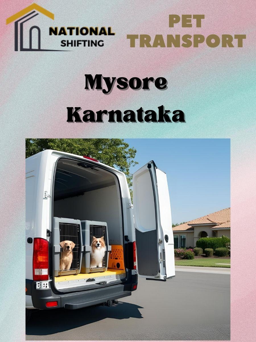 Pet transport services in Mysore