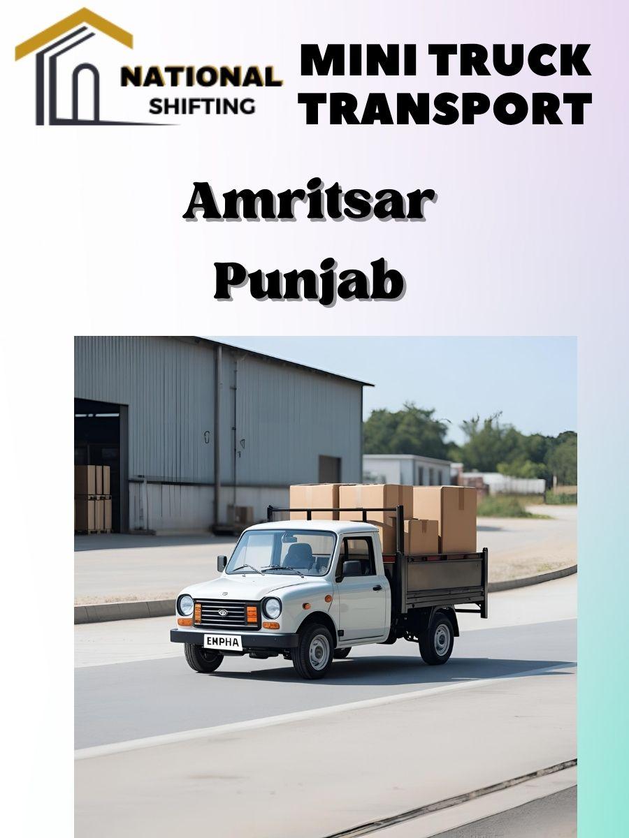 Mini truck transport services in Amritsar