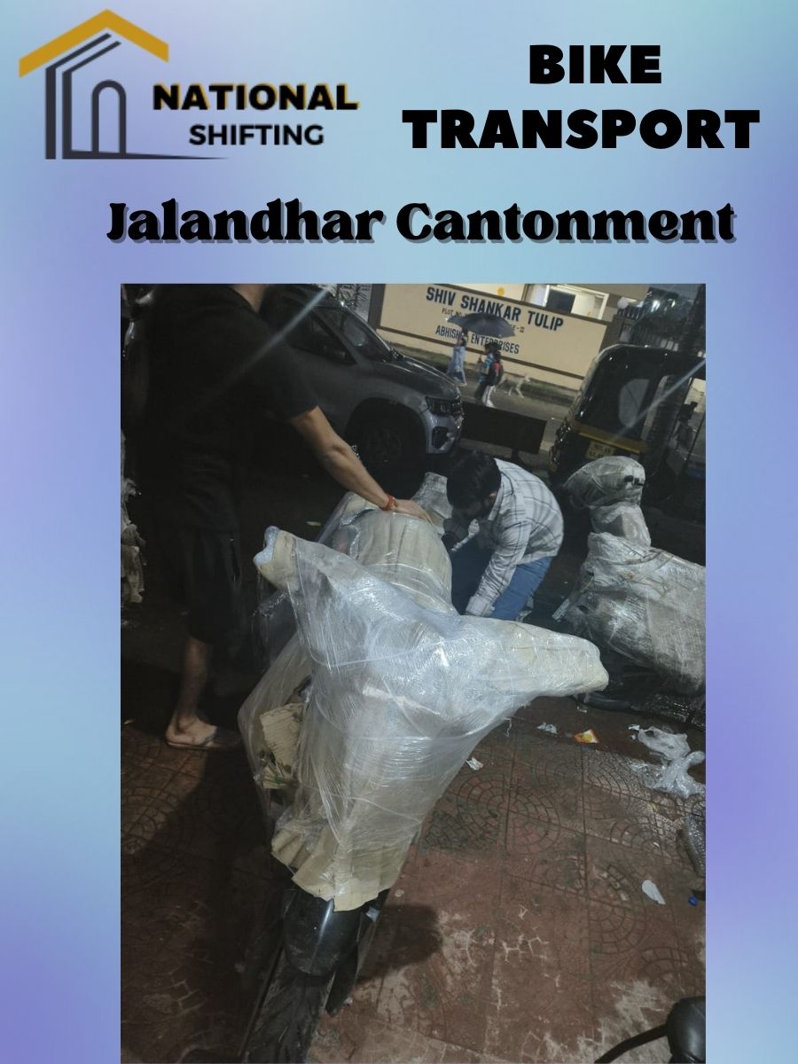 bike transport services in Jalandhar Cantonment
