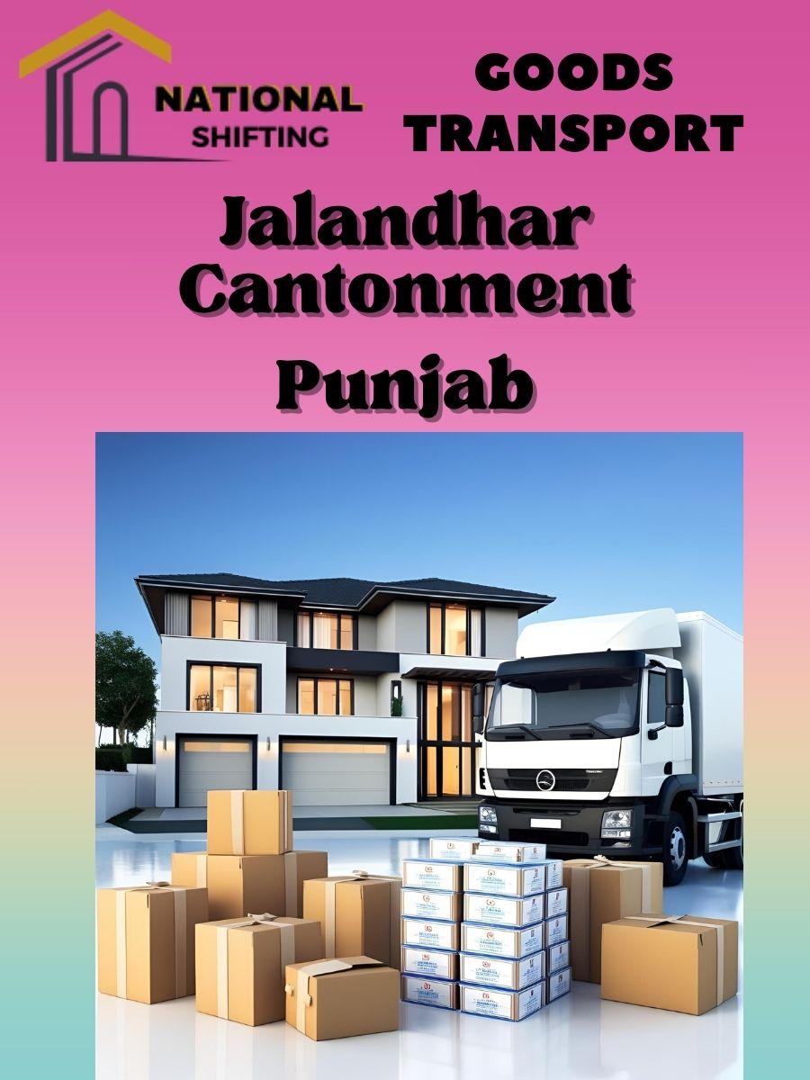 goods transport services in Jalandhar Cantonment