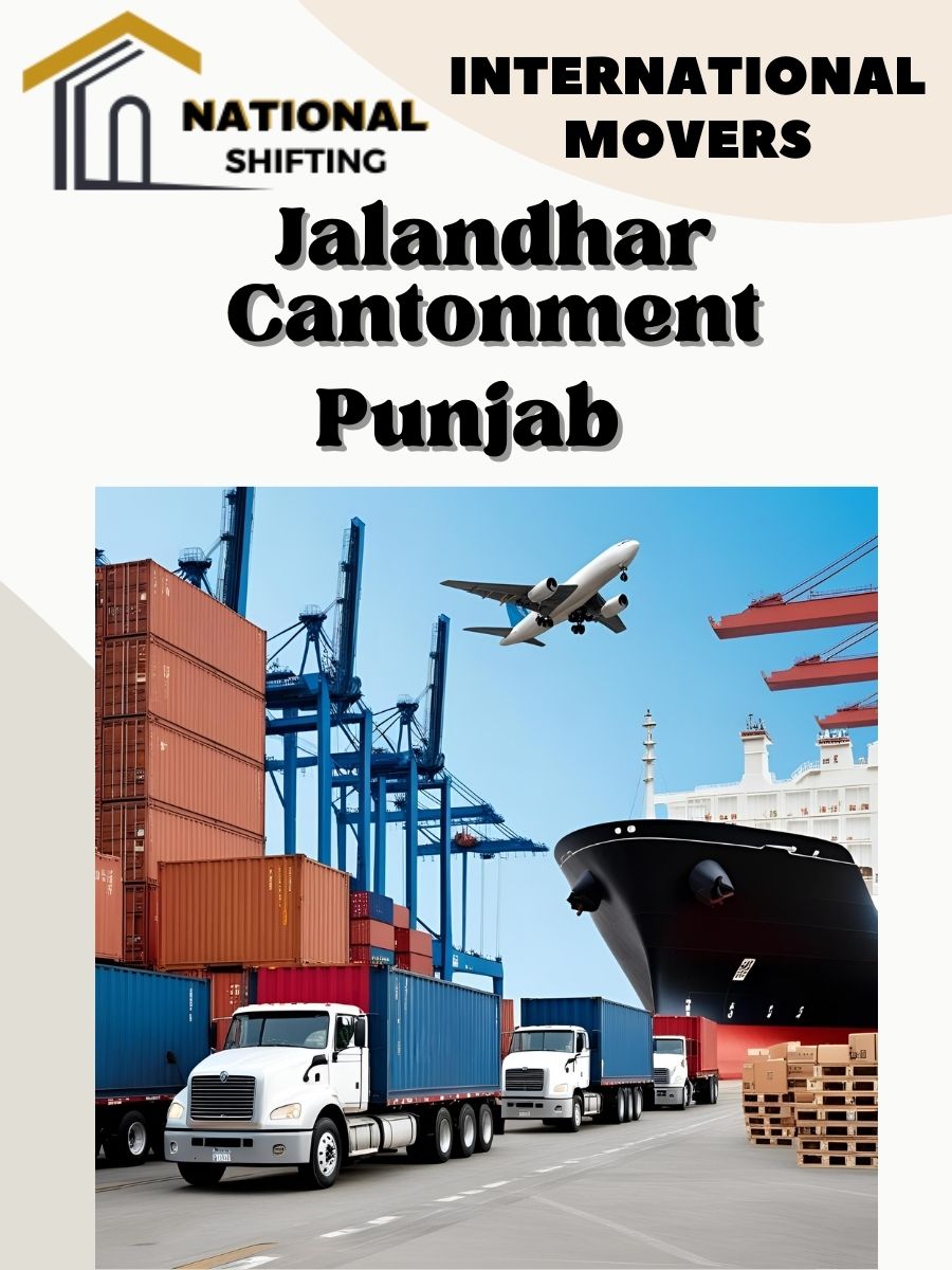 international movers and packers services in Jalandhar Cantonment