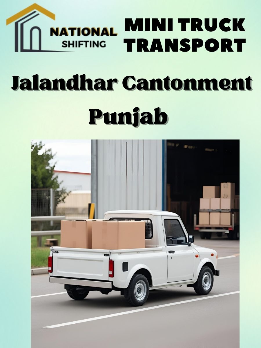 Mini truck transport services in Jalandhar Cantonment