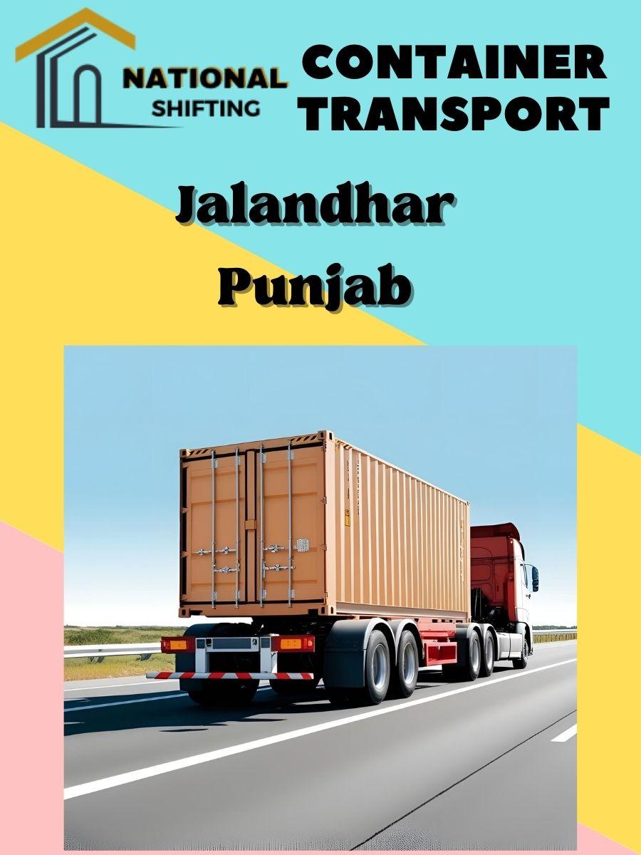Container transport services in Jalandhar