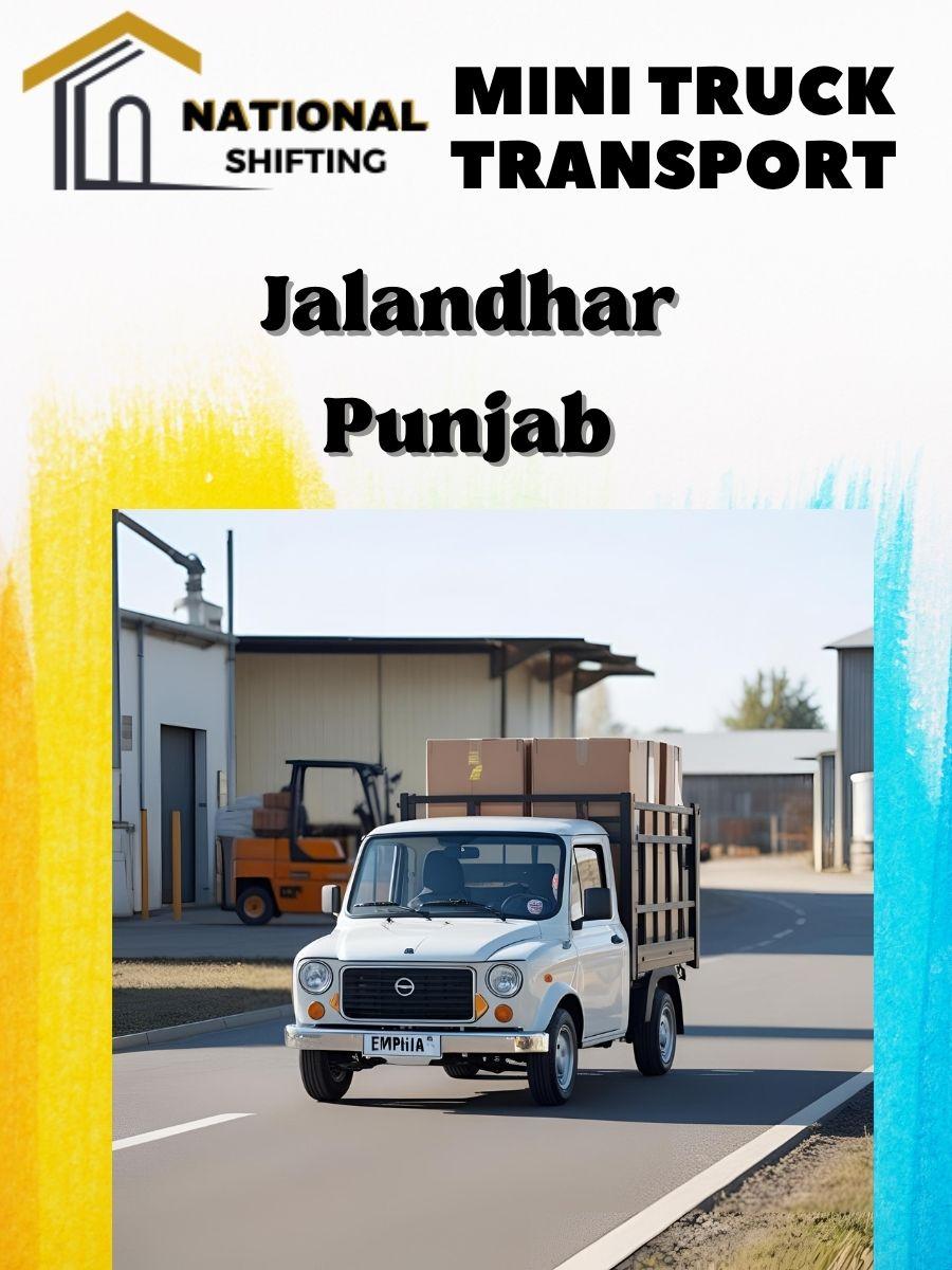 Mini truck transport services in Jalandhar