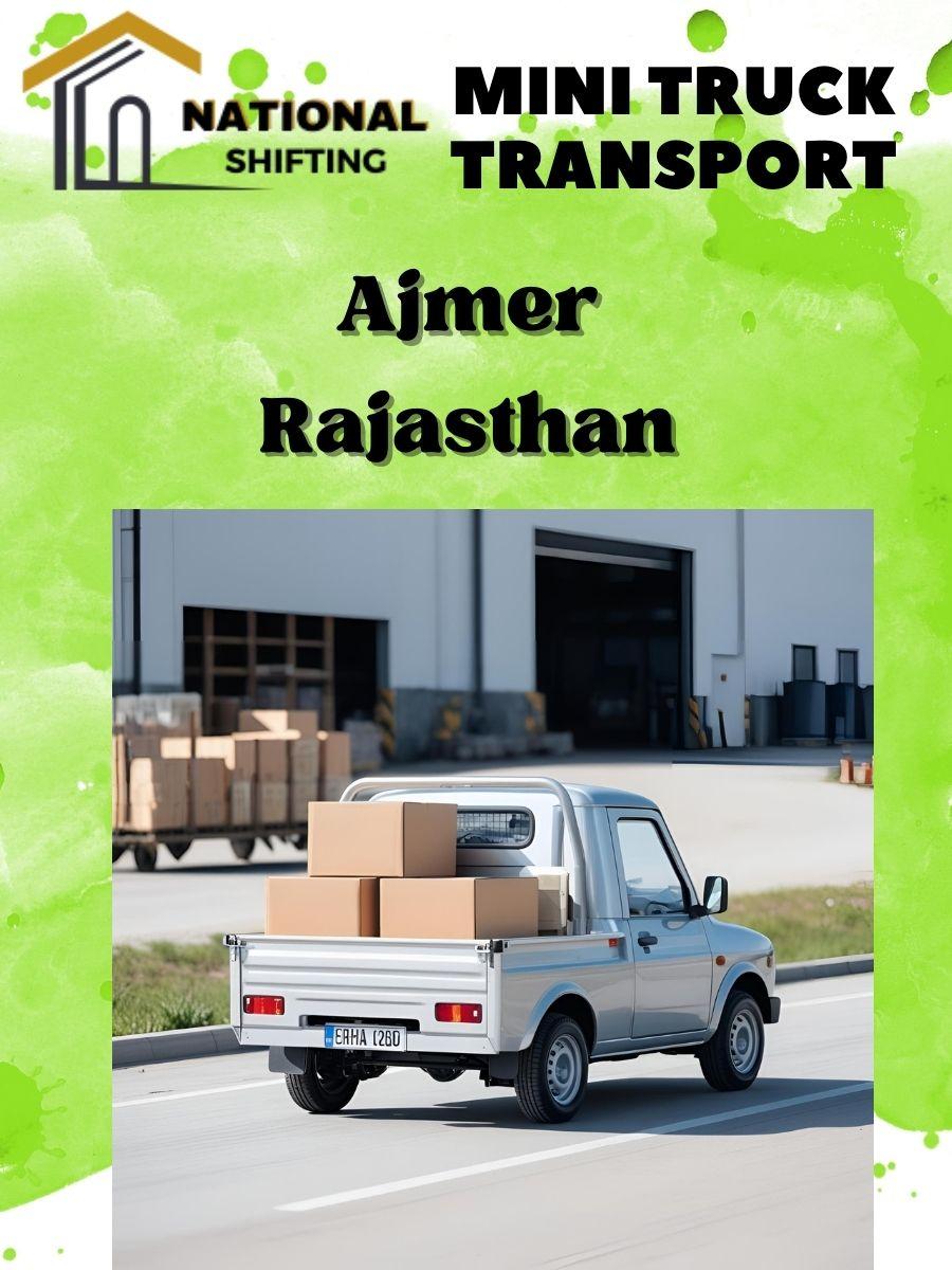 Mini truck transport services in Ajmer