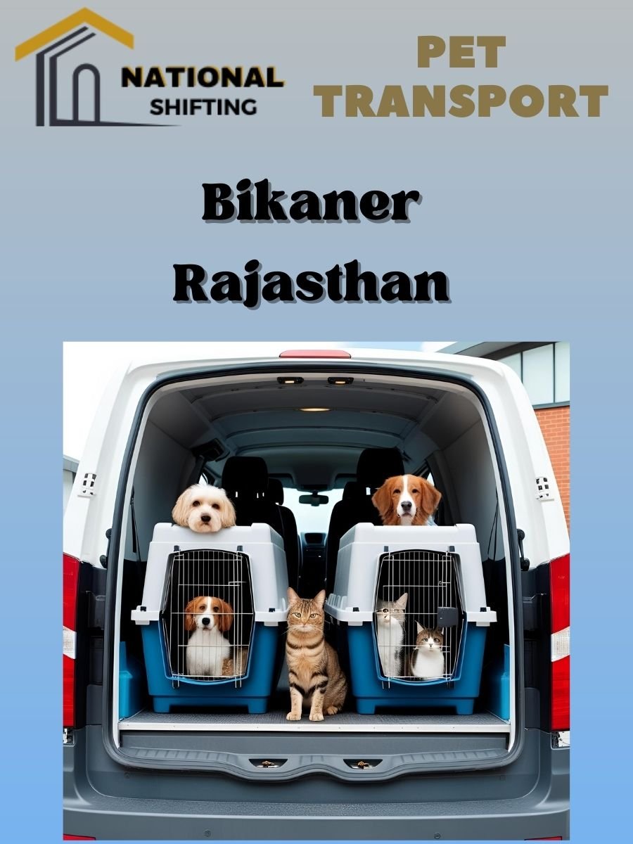 Pet transport services in Bikaner