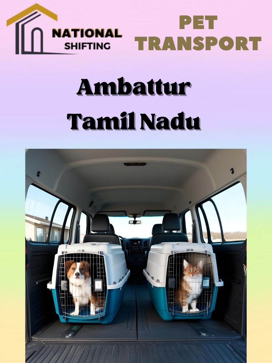 Pet transport services in Ambattur