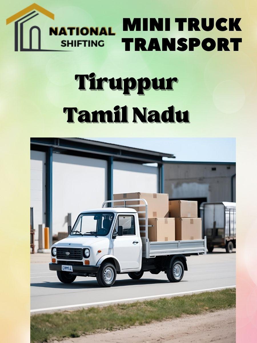 Mini truck transport services in Tiruppur
