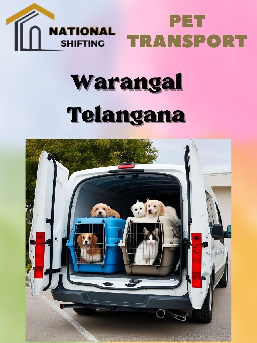 Pet transport services in Warangal