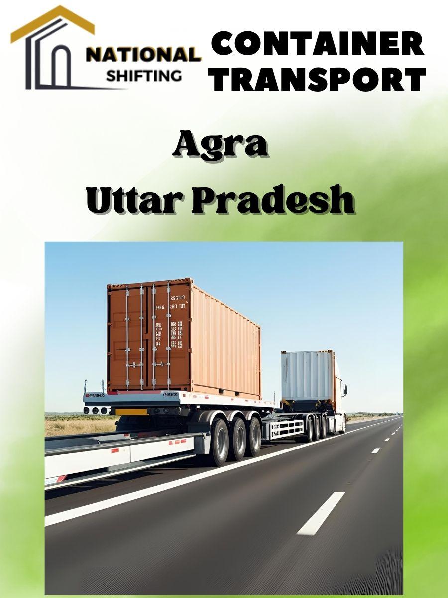 Container transport services in Agra
