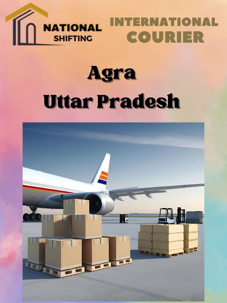 International courier services in Agra
