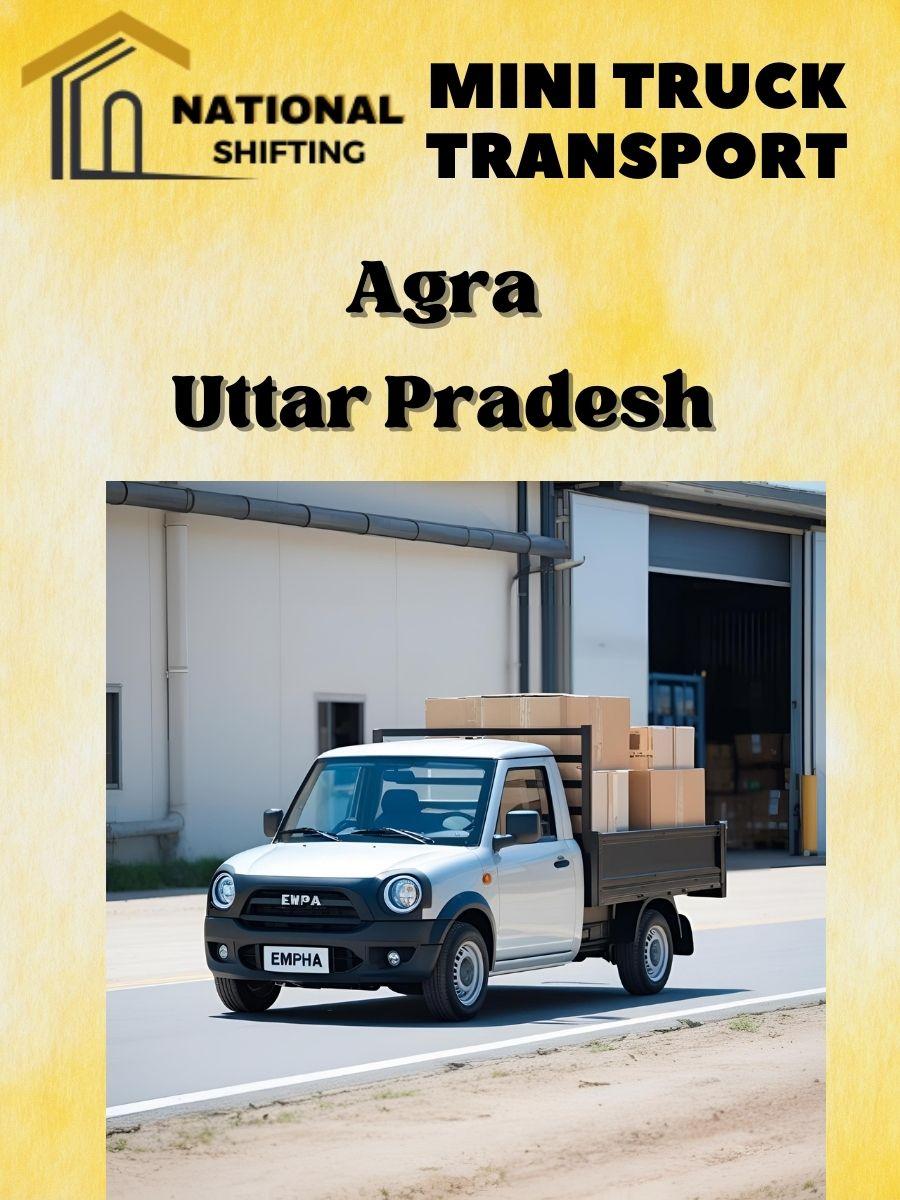 Mini truck transport services in Agra