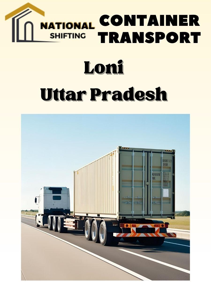 Container transport services in Loni