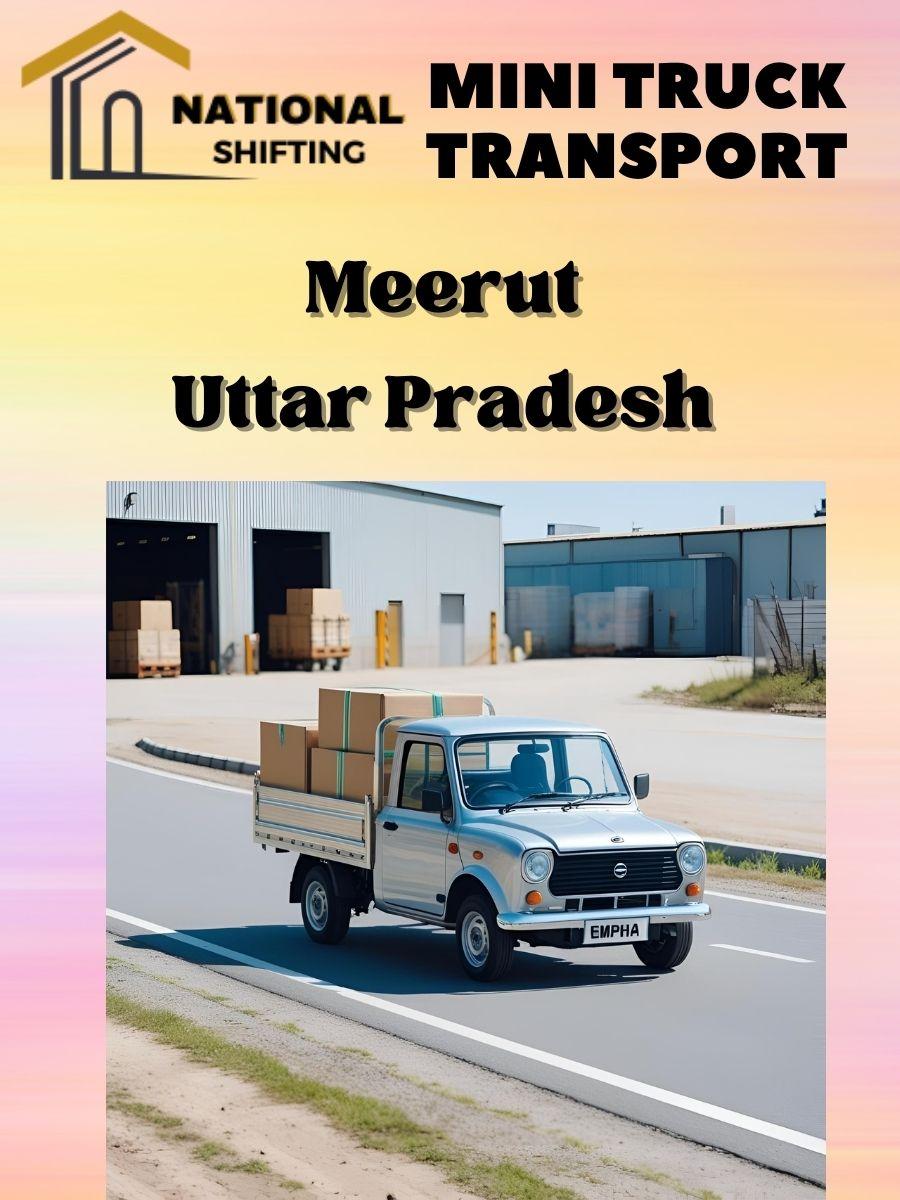Mini truck transport services in Meerut